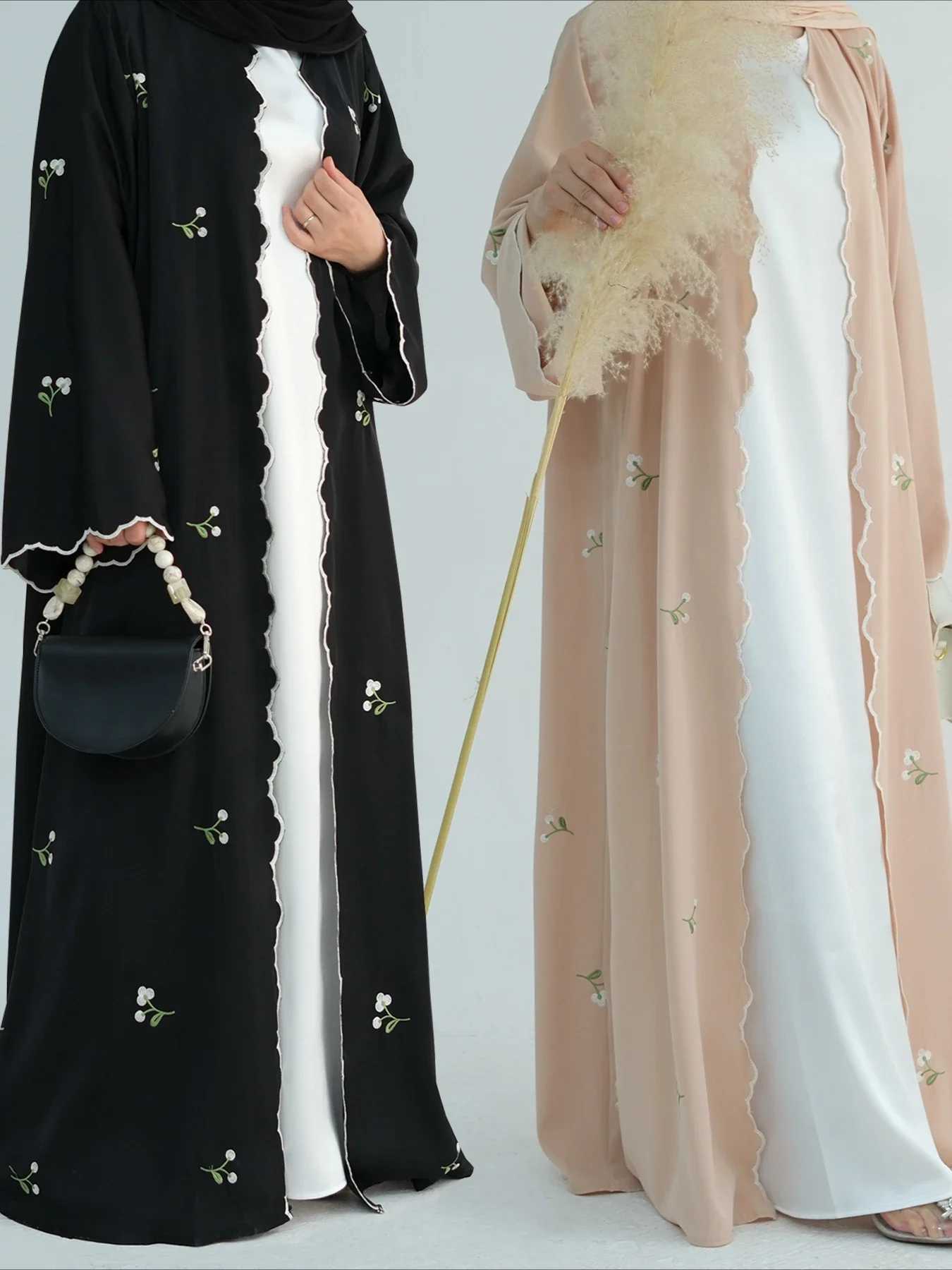 Eid Muslim Abaya for Women Embroidery Cardigan Dresses Abayas Ramadan Morocco Dubai Jalabiya Kaftan Vestidos Arab Long Robe 2025 X250514