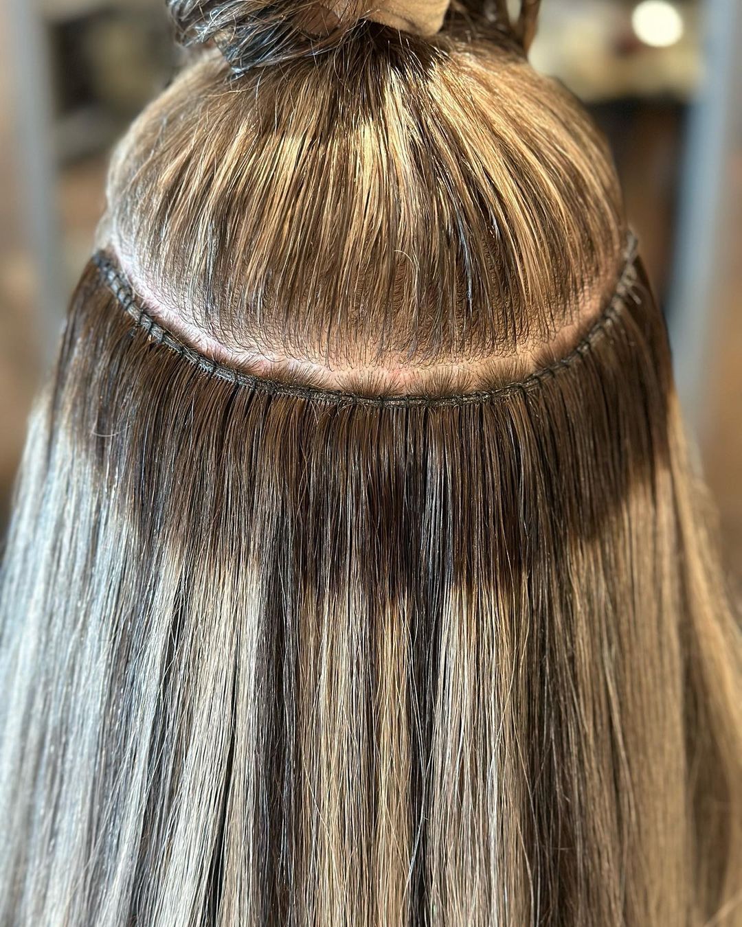 Genius Wefts Elegant Double Drawn Russian Invisible Wefts for Lush Volume & Length