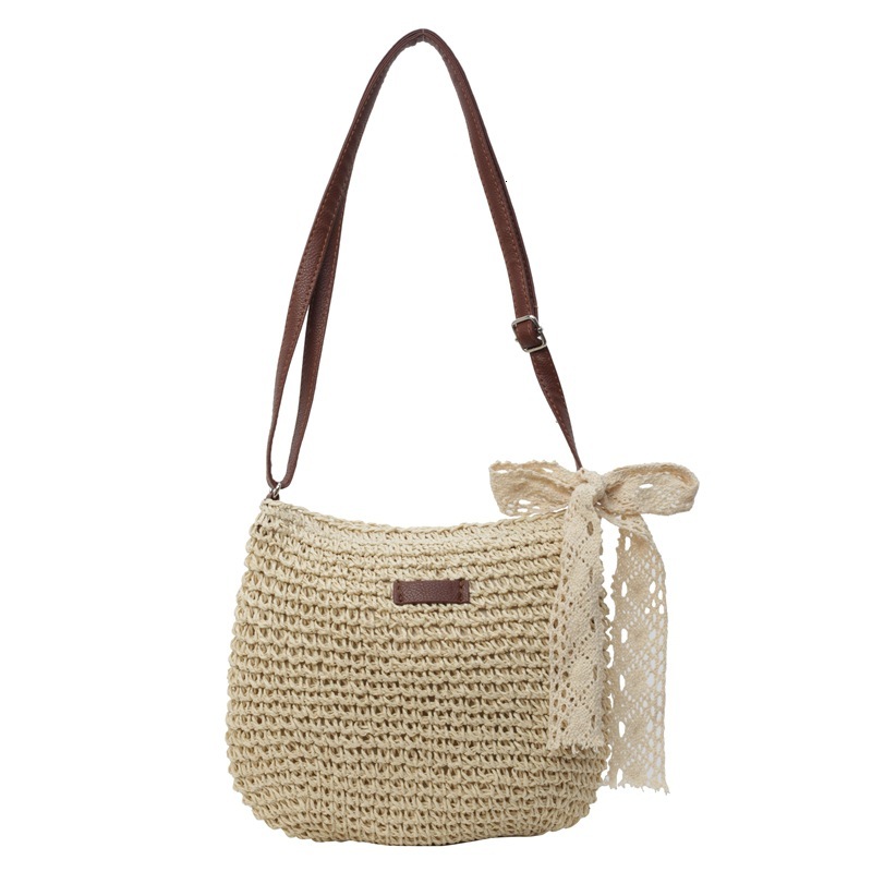 2025 New Small Commuter Korean Edition High end Fashion Versatile Retro Beach New Fashion Leisure Designer Straw Bag Underarm Bag