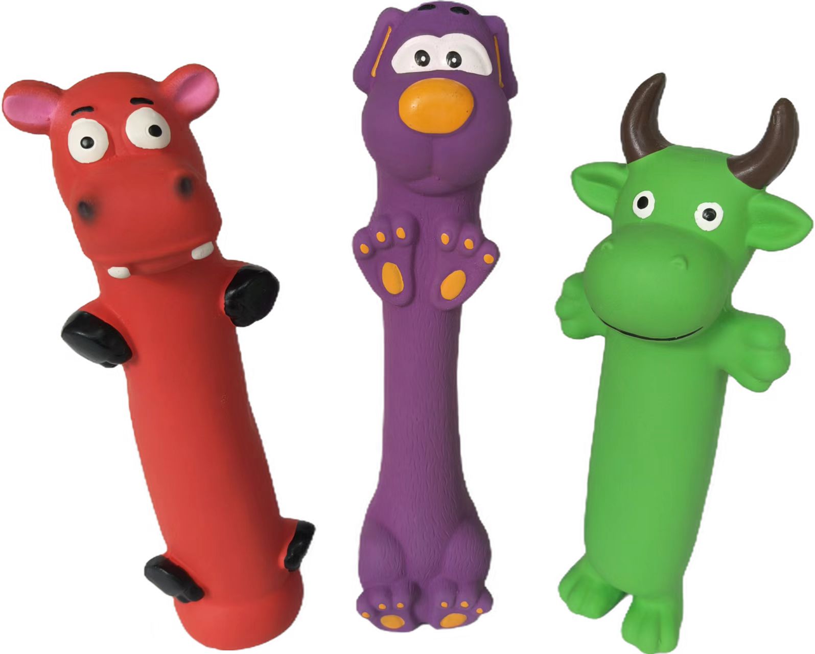 Long-bodied Fairly Cute Design Animal-Shaped Puppy Canines from Soft yet Strong Latex Material