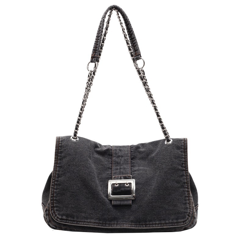 Designer Handbag Women S New Denim Fashion Chain Handheld Crossbody Single Shoulder Underarm Bag Mini Storage Bag Free Shipping