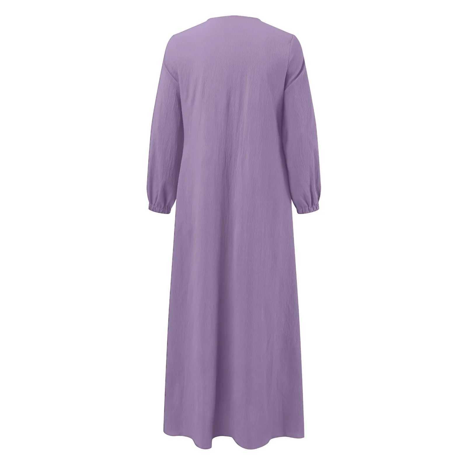2025 Fashion Muslim Dress Women Tukey Abaya Robe Long Slve Maxi Sundress Vestido Dubai Kaftan Islamic Clothing Oversize X250514