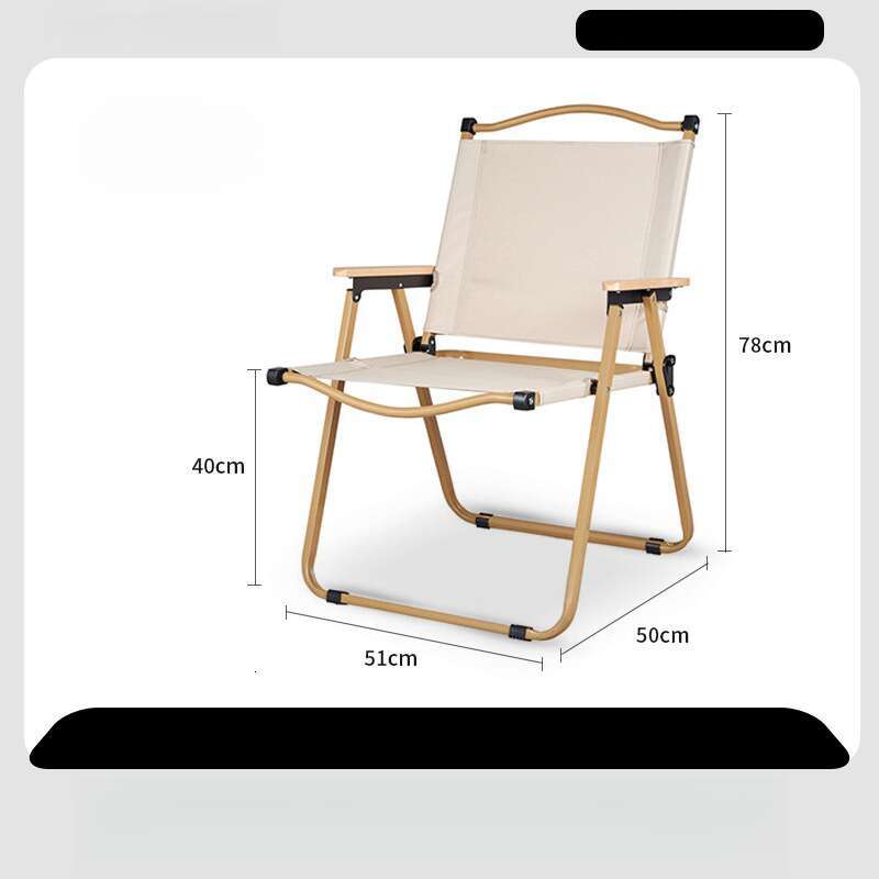 Outdoor folding ultra lightweight carrying aluminum alloy seat equipment camping picnic leisure Kemet chair set