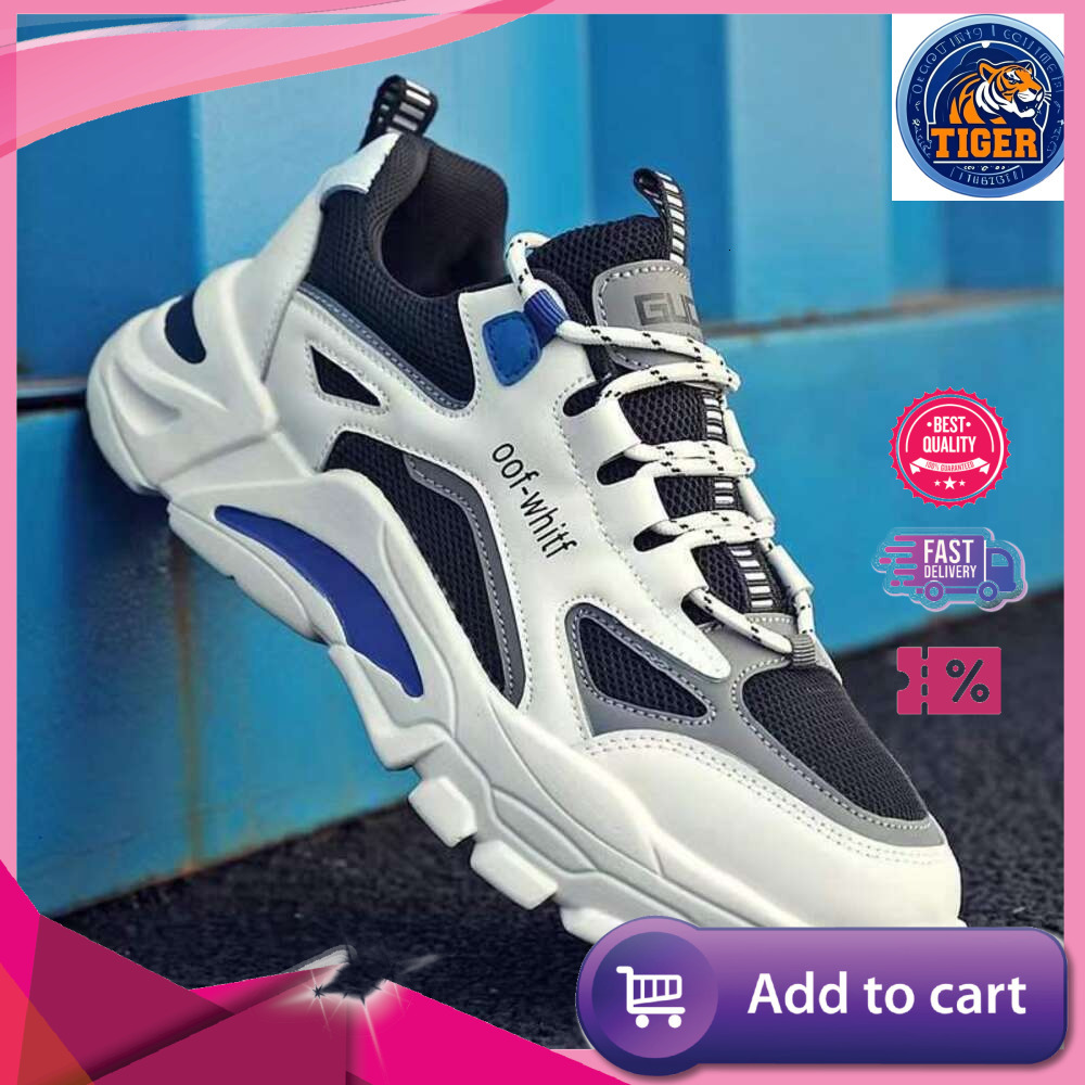 Ddmytiger Cotton Vacation Striped Embroidered Summer Women Females New Casual Sports Thick Sole Men S Breathable Trend Dad Mesh Running Female Outdoor