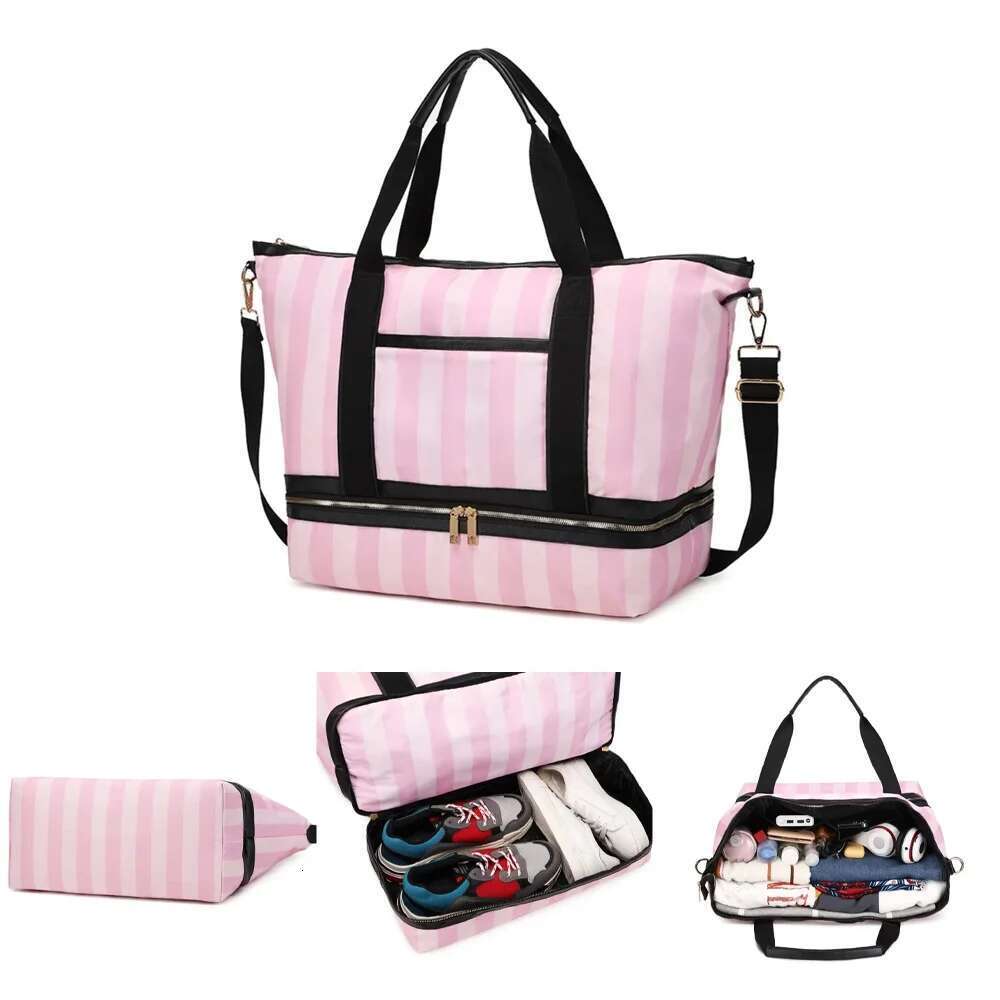 Foldable travel lage airline carry-on bags, lightweight large-capacity sports bags for boys and girls