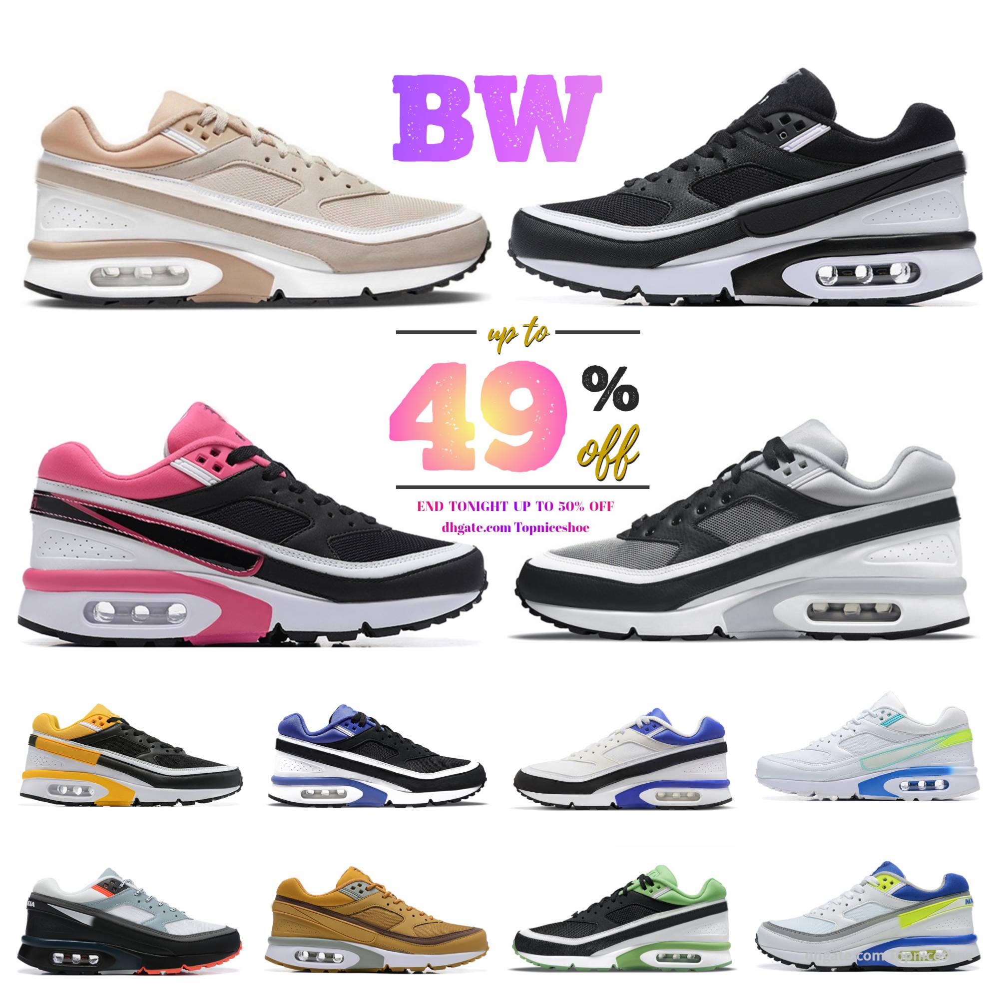 OG Bw Running Shoes Designer BWshoes Men Sneakers Black White Persian Violet Grey Midnight Navy Sport Red Marina Lyon Hemp Wheat Mens Womens Outdoor Sports Trainers