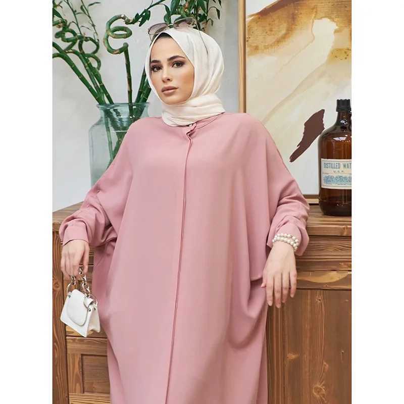 Abaya Dress Muslim Fashion Robe Abaya Ramadan Ladies Long Slve Islamic Dress Middle East Abayas Women Clothing Without Hijab X250514