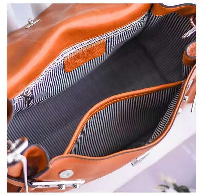 Designers Handmade High Quality Genuine Women's Handbag Fashion Casual Daily Party Cow Leather Female Shoulder Bag