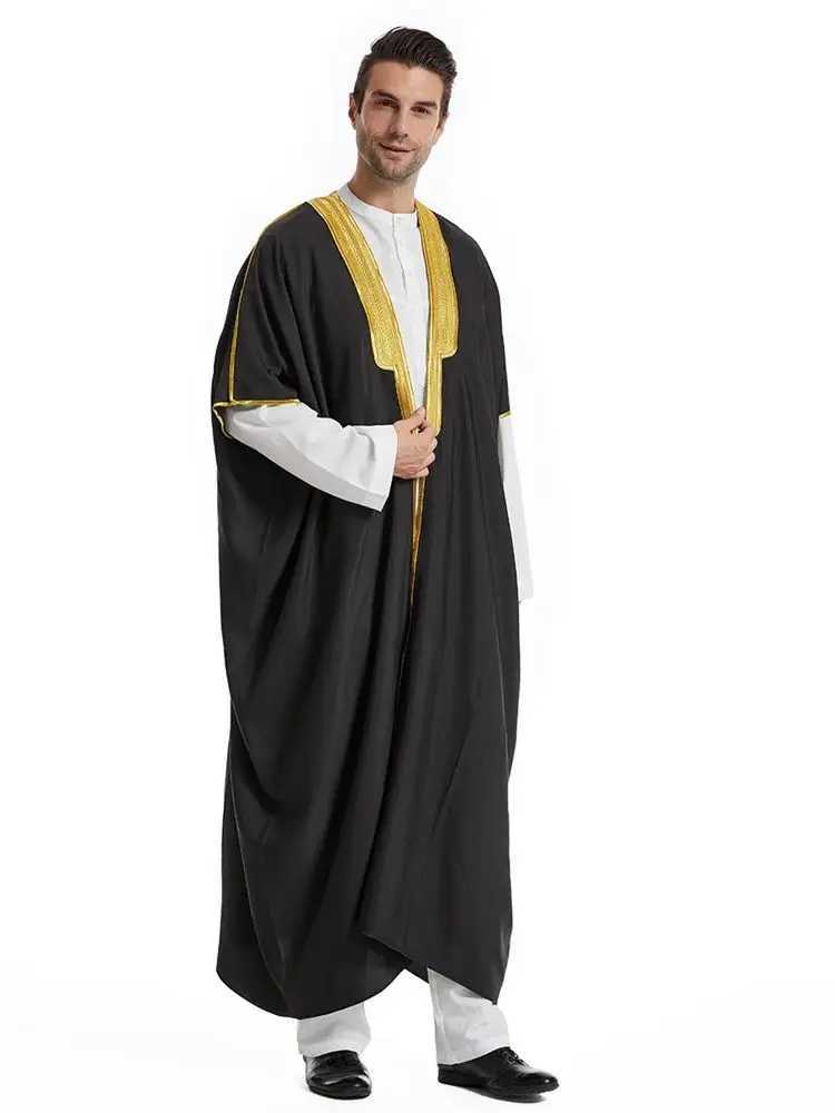 Ramadan Ka Open Muslim Fashion Kimono Abaya Dubai Turkey Arabic Islam Abayas For Prayer Clothes Men Robe Musulmane Hombre X250514