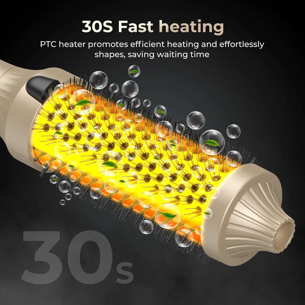 Thermal One-Step Hot Air Brush Volumizer Styler Curler Straightener Styling Curling Iron Hair Heating Straightening