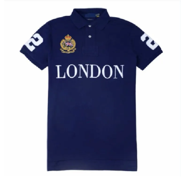 2025S new City Edition Polos Short Sleeve High Quality 100% Cotton Men's Embroidery NEW YORK Fashion Casual T-Shirt S-5XL