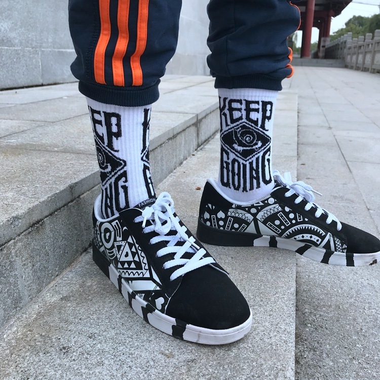Designer Socks Mid Children S Length Korean College Style Letter Cotton Socks Spring And Autumn Mid Rise Men S Socks Sports Socks