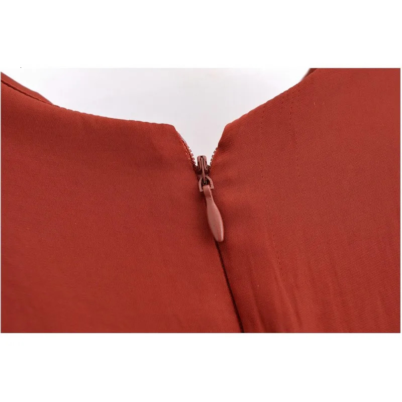 HipSeam Midlength Dress Women Spring Sleeveless Opening n Silk Texture Female Midi Dresses Lady Chic Party 250514