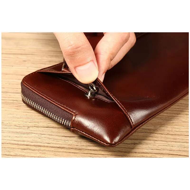 New Mens Wallets Classic Long Style Card Holder Male Purse High Quality Zipper Large Capacity Phone Wallet for Men and Women