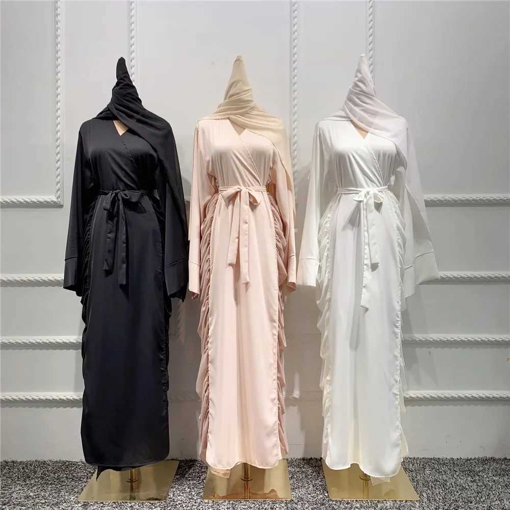 Kaftan Dubai Open Abaya Women Muslim Kimono Cardigan Maxi Dress Turkey Caftan Eid Ramadan Islamic Clothing Robe Gown Jalabiya X250514