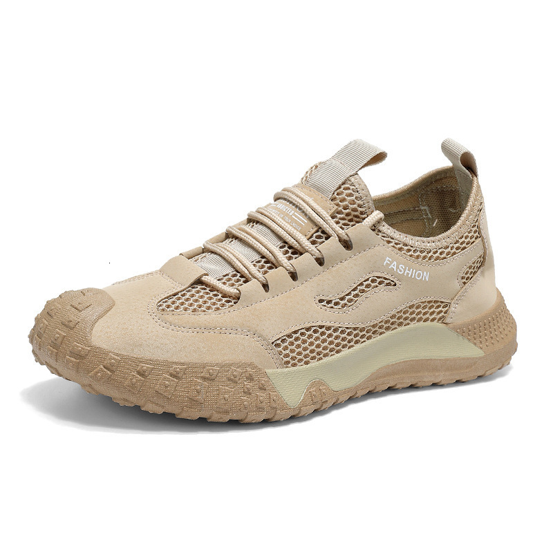 Protection Men S Summer Breathable Perforated Mesh Sports Shoes Anti Slip And Wear Resistant Casual Outdoor Work Board Casual Shoes Shoes Ddmysaturn
