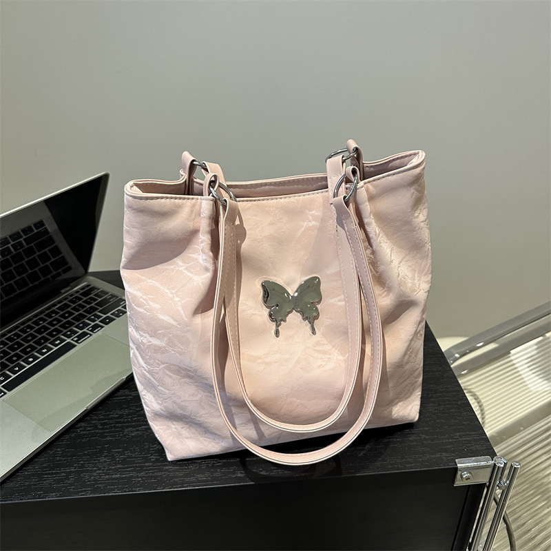 Free Delivery Designer Bag Gentle Texture Large Capacity Hand 2025 Design Bow Single Shoulder Armpit Niche Tote For Women Luxury Bag