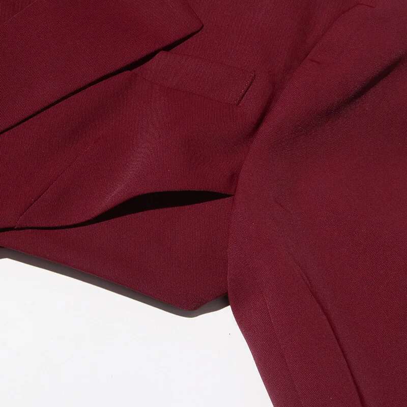 Getspring Women 2024 Autumn Single Button Hollow Out Asymmetric Ladies Blazer Coat Fashion Women's Slim Suit Jacket New