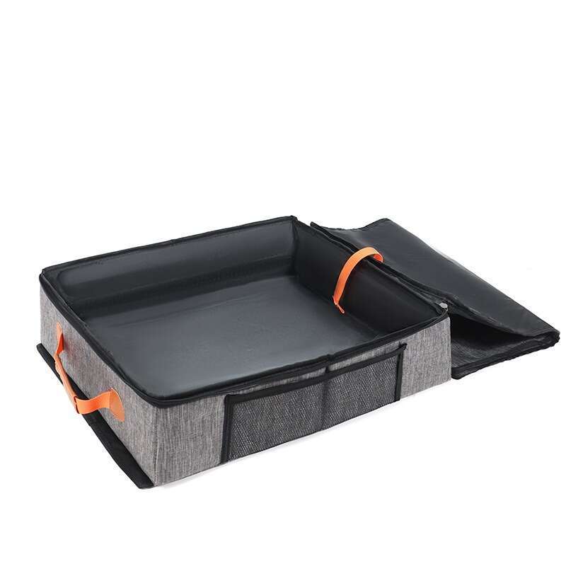 Cat travel portable waterproof foldable fabric litter box cat supplies storage bag