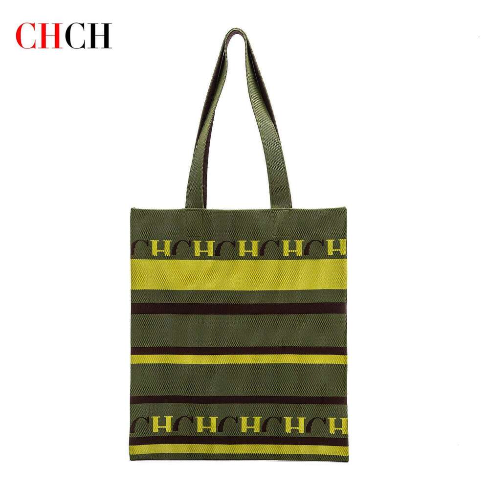 chch womens tote new striped portable handbag student shoulder bag 250513