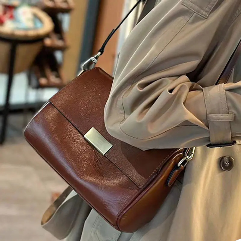 y Womens Bag Genuine Leather Women Shoulder Soft Cowhide Crossbody Messenger Bags Fashion Female Handbags 250514