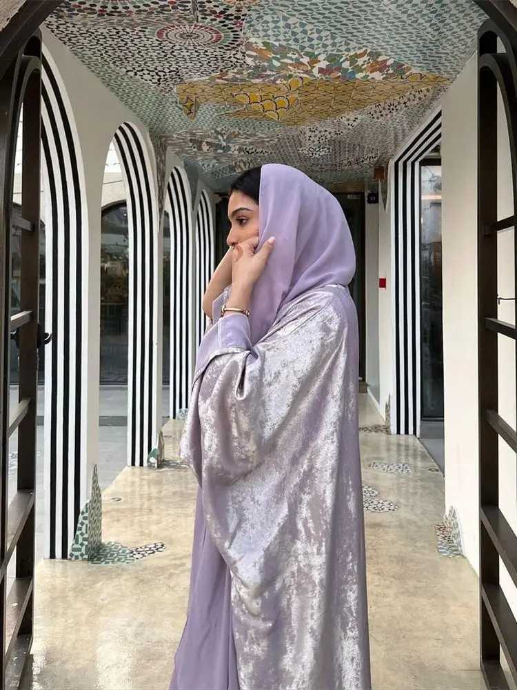 Eid Open Kimono Coat Dubai Luxury Batwing Abaya Modest Dresses 2024 Muslim for Women Islam Clothing Ka Robe Femme Musulmane X250514