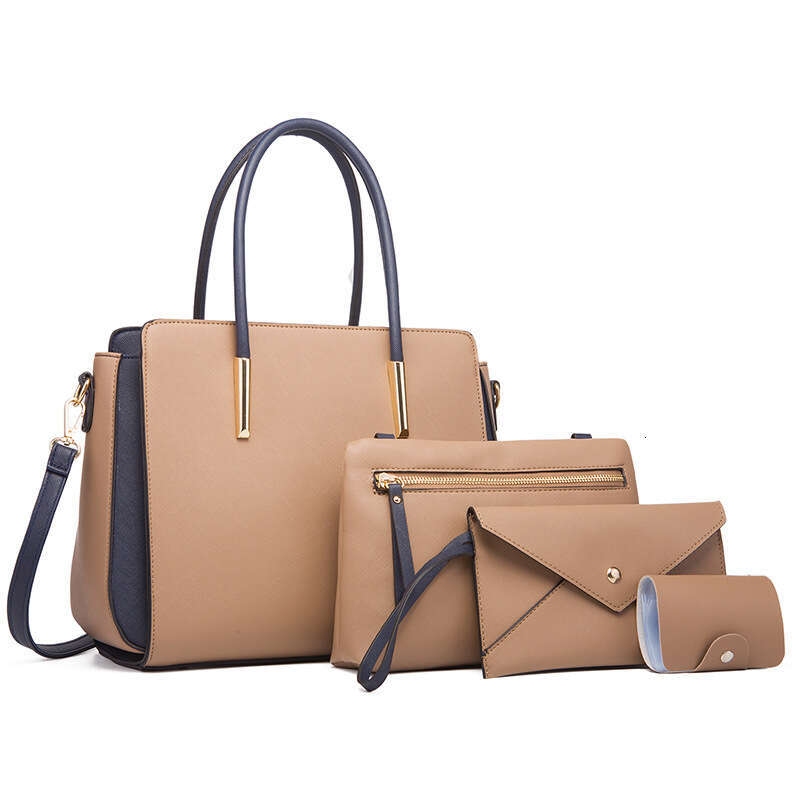 Tote Bag New Trendy Women S Fashionable Colored Four Piece Set Mother Fresh Crossbody Shoulder Bag Handbag KQ