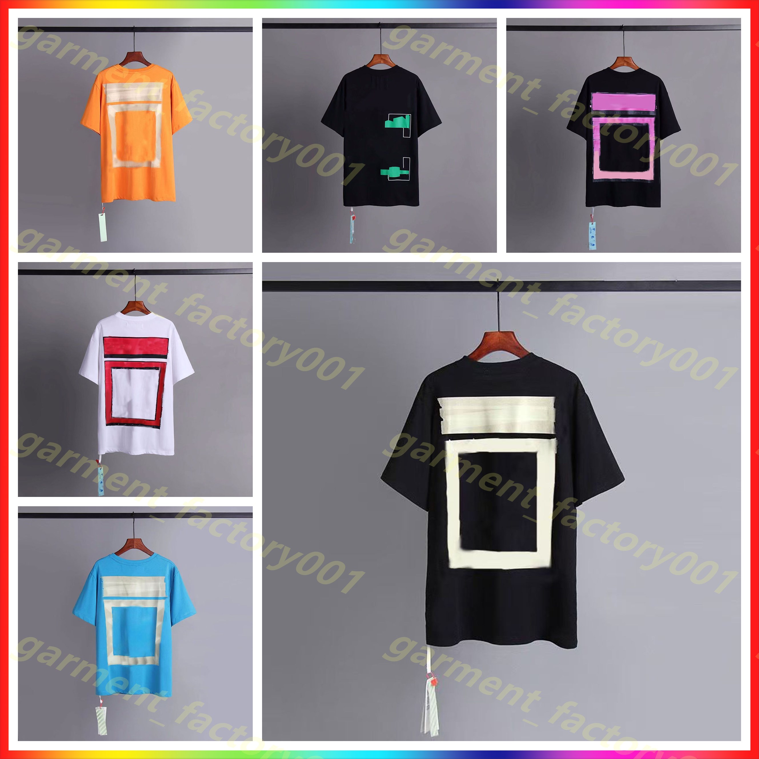 5A Designers Mens white T Shirts Summer Womens Loose Tees Fashion Tops Man s Casual off white t shirt Luxury Clothing Street Shorts Sleeve Brands Clothes Tshirts