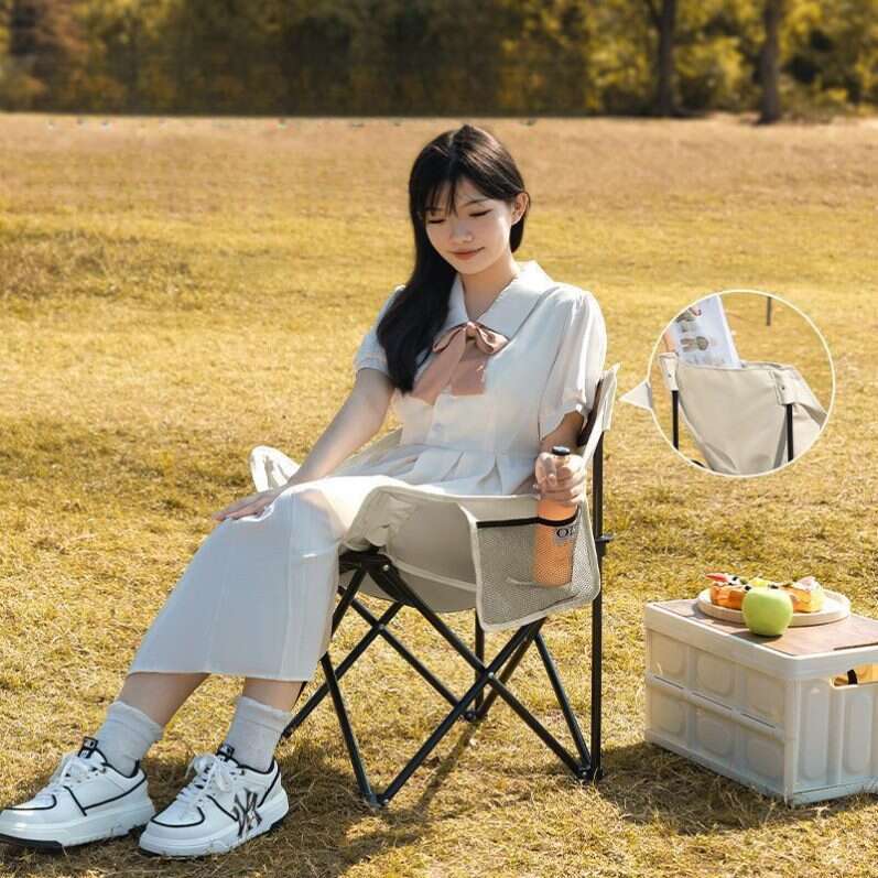 German Outdoor Folding Moon Camping Portable Bench Fishing Backrest Picnic Table and Chair Equipment