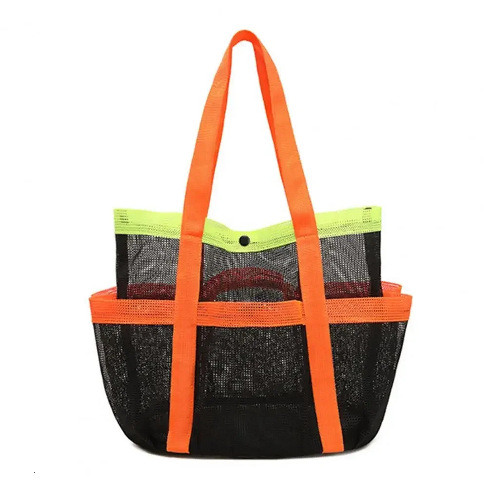 Portable Mesh Toiletry Bag Large Capacity Beach Quick Dry Shower Perfect for Travel Gym Camping College Dorms Use 250514