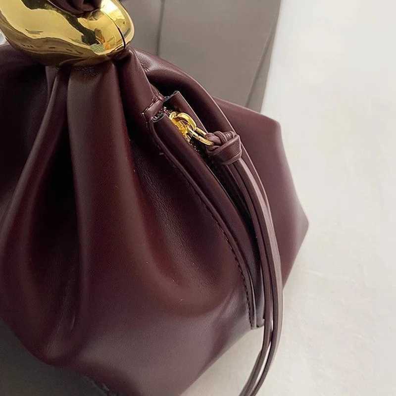 2025 New Spring Wrist Bag Fu Bag Fold Mini Senior Sense Of Small Niche Strange Bucket Bag Elegant Fi Wens Bag Z250514