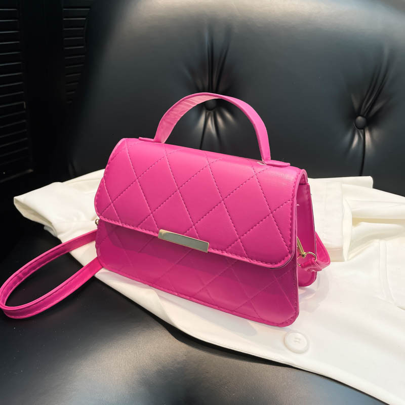 Lingge Embroidery Thread For Women Spring 2025 New Single Shoulder Luxury Bag Crossbody Bag Casual New Free Delivery Designer Bag Commuter Small Squar