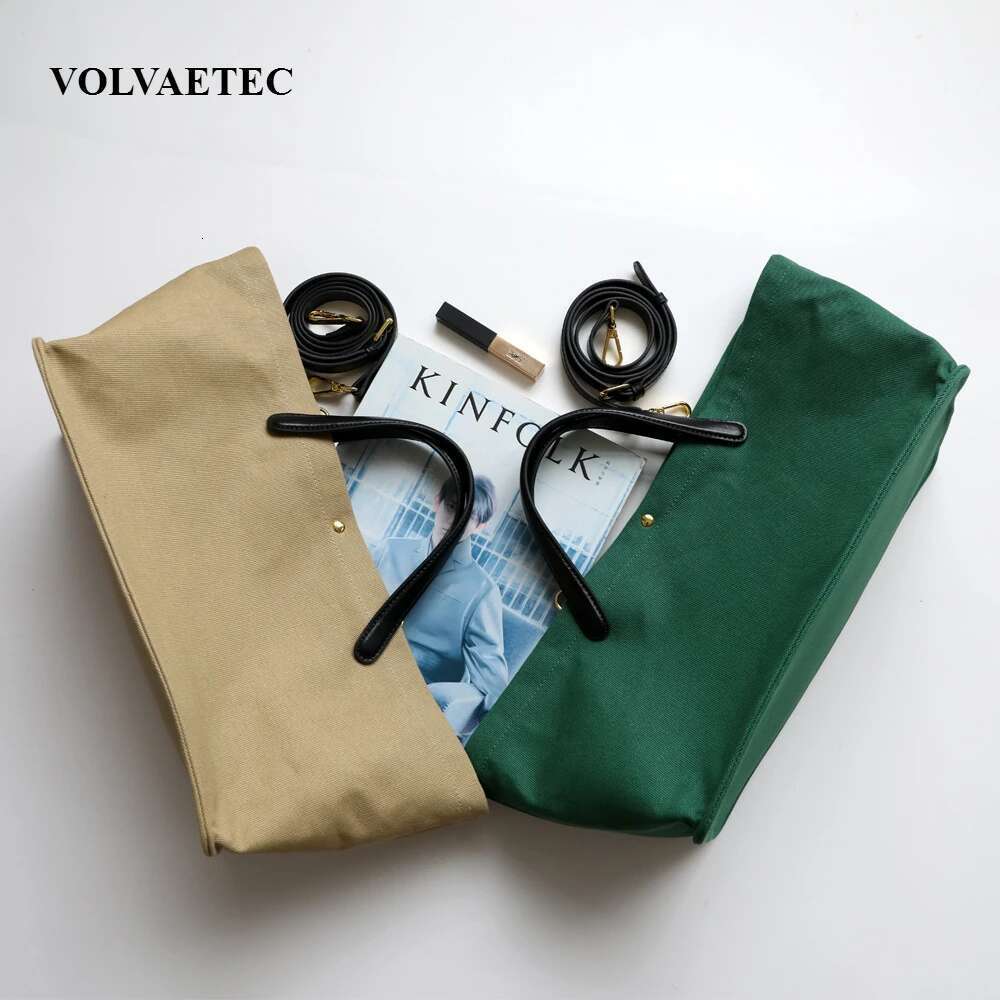 VOAETEC New Leather French Minimalist Niche Premium Sense Casual Versatile Large Capacity Commuter Messenger Tote Bag