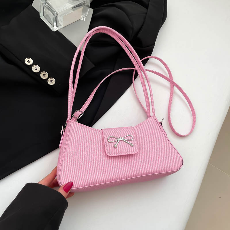 Butterfly Bow Trendy Niche Highend Luxury Bag French Stick 2025 Spring New Women's Fashion Single New Free Delivery Designer Bag Shoulder Casual 