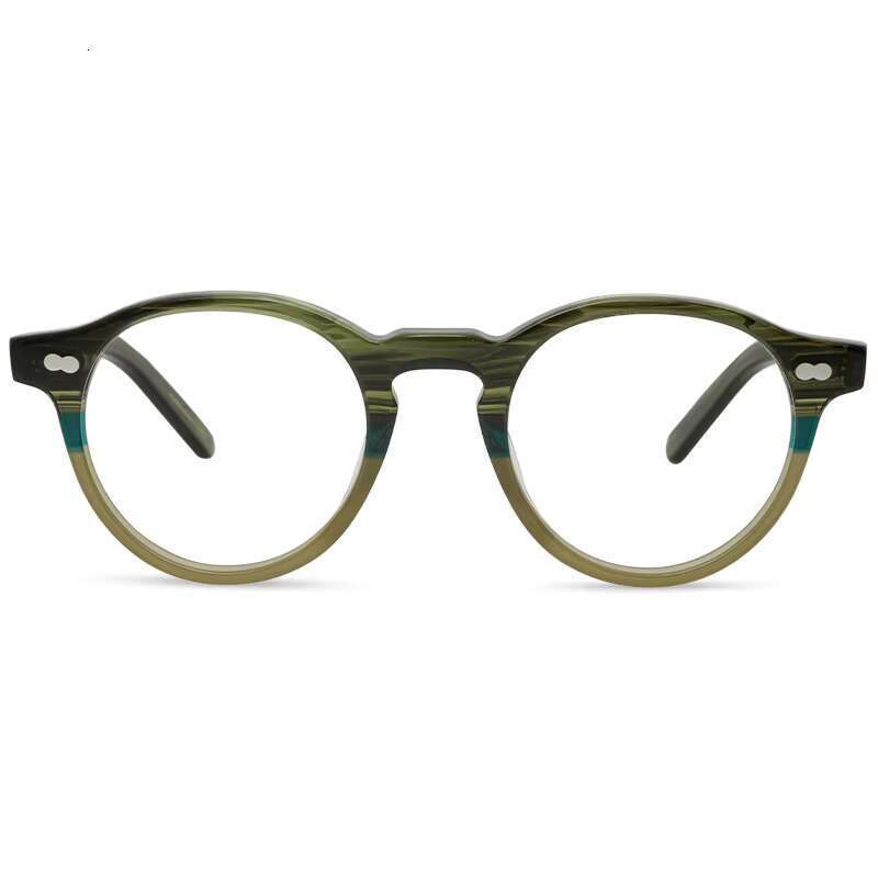 2023 New Round Anti Blue Light Optical Frame Fashion Designer Computer Glasses Men's and Women's Games