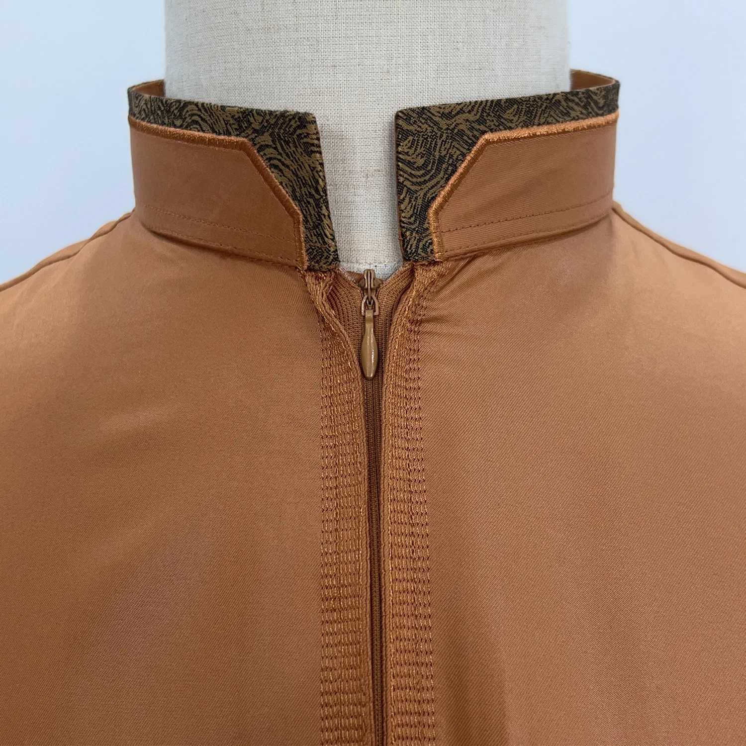 New Muslim Men Jubba Thobe Eid Ramadan Islam Clothing Saudi Arabic Robe Turkey Kaftan Dubai Abaya Zipper Button Daffah Dishdasha X250514