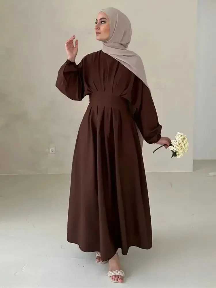 Ramadan Linen Abaya Dubai Turkey Islam Muslim Modest Dress Kaftan Prayer Clothes For Women Ka Robe Arabe Femme Musulmane X250514