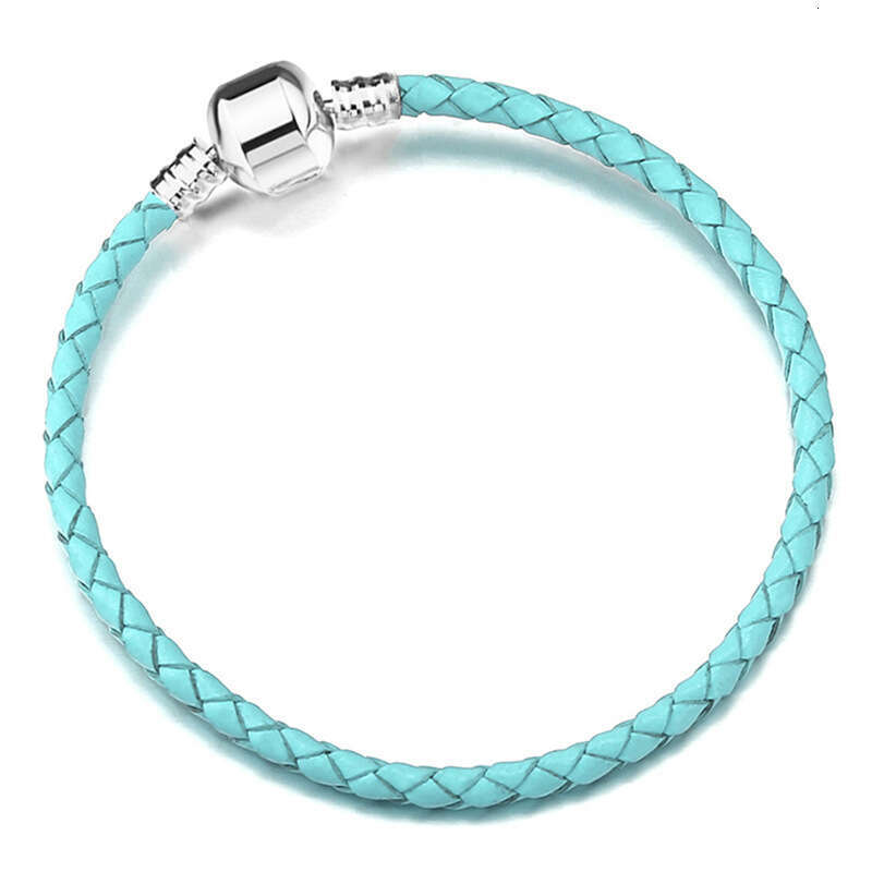 3mm Pan Family Color Single Loop Rope Love DIY Leather Bracelet Basic Chain Jewelry