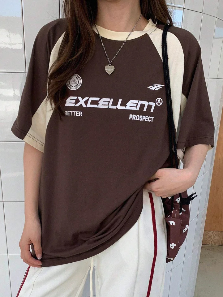 Womens Round Neck Short Sleeved Tshirt 3D Printed Fashionable Casual Loose Harajuku Plus Size Street Top 250514
