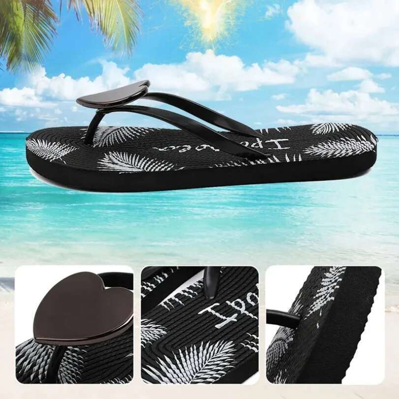 House Slipper Women Heart Love Cloud Sandals Summer Flip ps Beach Slides Casual Home Shoes Platform Bathroom Flat Female