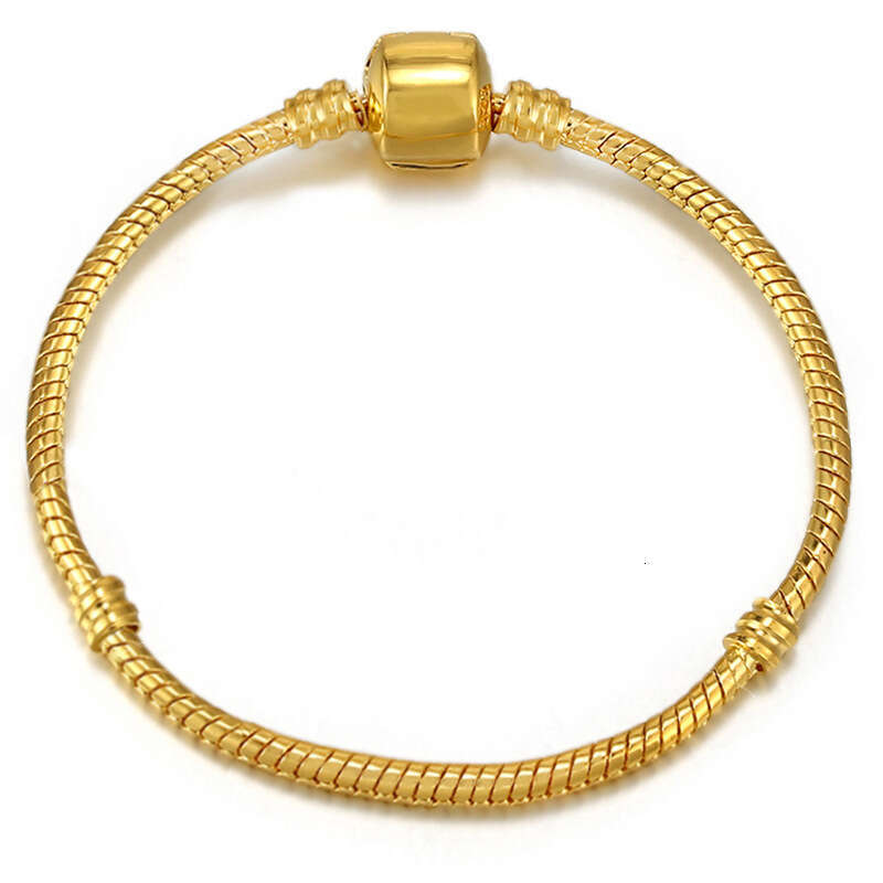 Panjiadora Snake Bone Basic Chain Women's and Men's Bracelets Zircon Crown Classic Hot Selling Bracelet DIY Production
