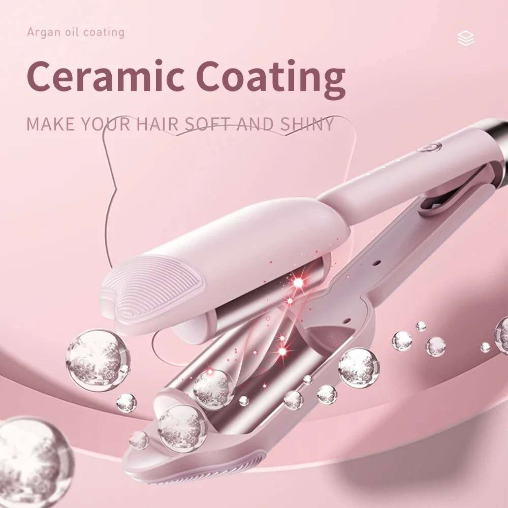 Electric 36mm Curler Anti-Scald Tool Long Lasting Styling Waver Curling Iron Hair Crimper