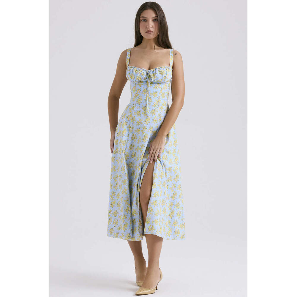 Devise Vestidos De Noche Bodycon Dresses for Women Summer 2025 Temperament Fashion High-end Sense Camisole Gentle Style Dress Childrens French Style