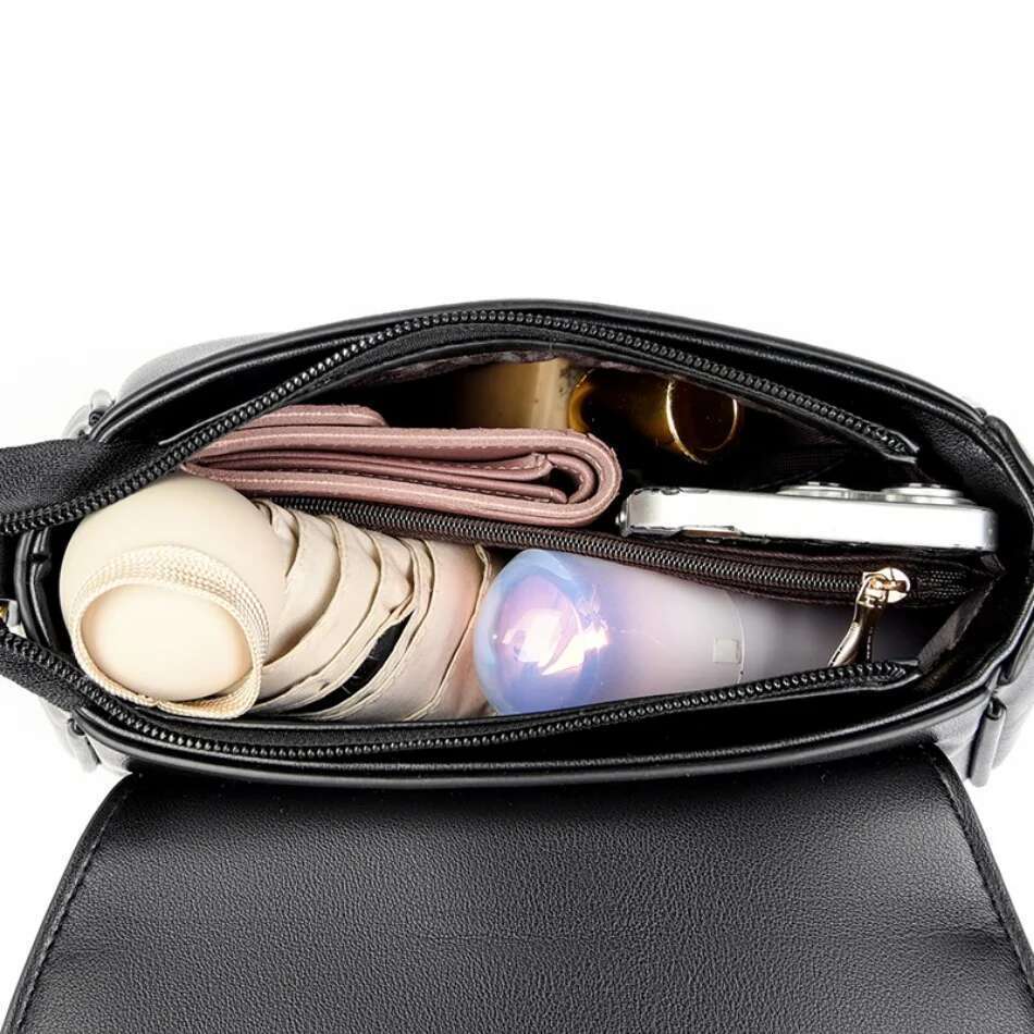 Designer Shoulder Crossbody Bags New High Quality Leather Purse Handbags Ladies Casual Messenger Bag Female Tote Sac