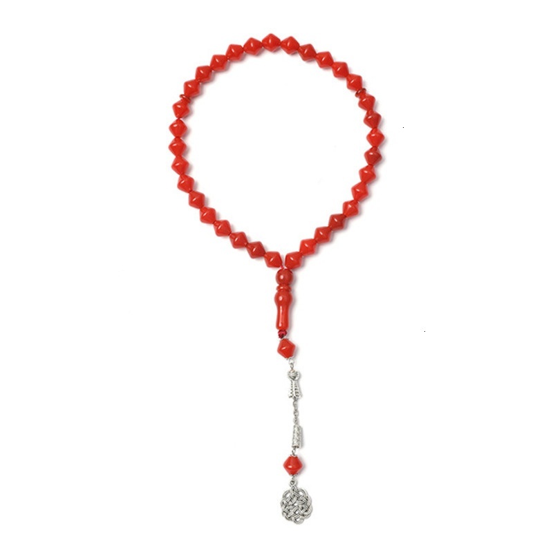 Islamic bead bracelet, 11mm beads, 33 Misbaha beads for Muslims, hand-held prayer ornament