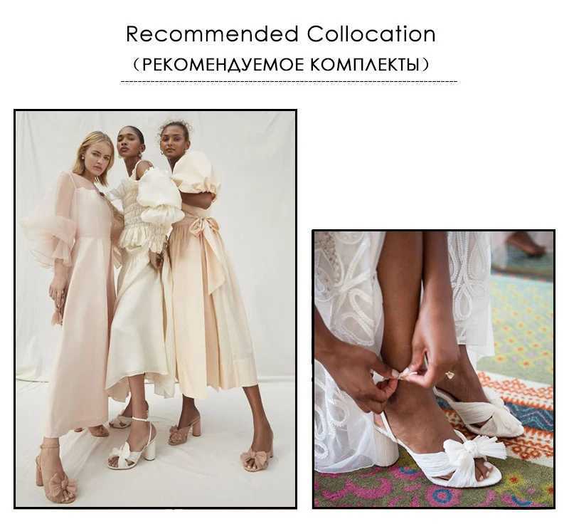 RIBETRINI Brand Luxury Designer High Quality Open Peep Toe Bowknot High Heels Women Sandals Party Dress Wedding Summer Shoes W250514