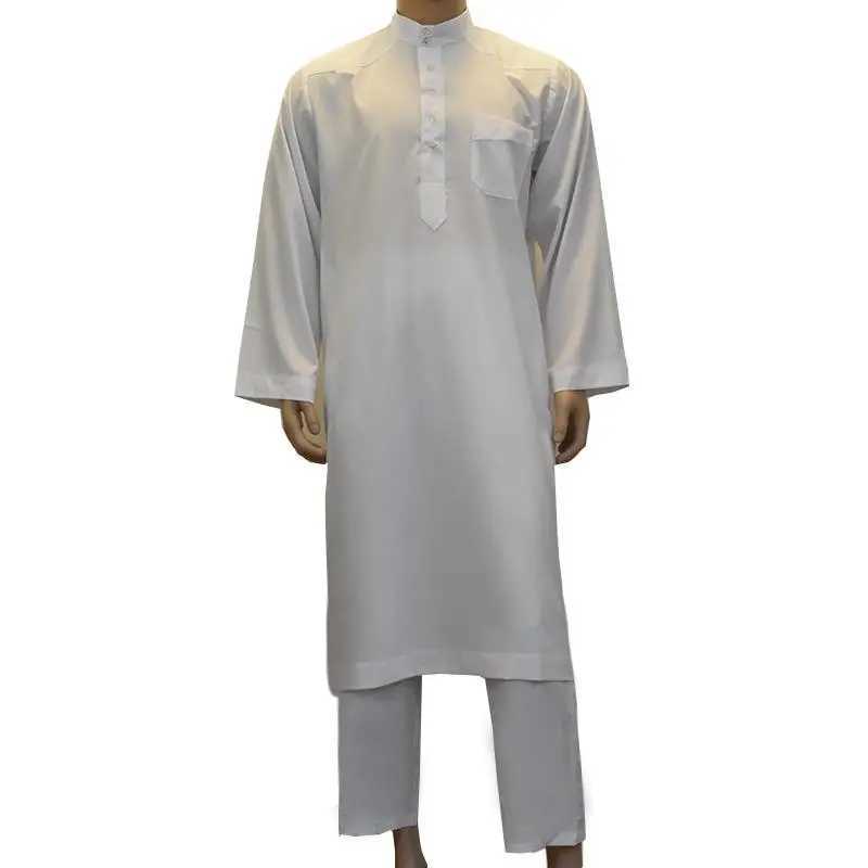 Jalabiyat Ramadan Mens 2023 Pakistan Two-piece Set Moroccan Caftan Arabic Abaya for Men Saudi Dresses Muslim Sets Dubai Clothing X250514