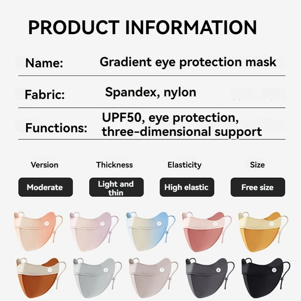 LOOGDEEL UPF50 Anti-UV Sun Protection Cycling Ice Silk Face Mask Breathable Bandana Hunting Running Sport Mask Scarf Women Men 250514