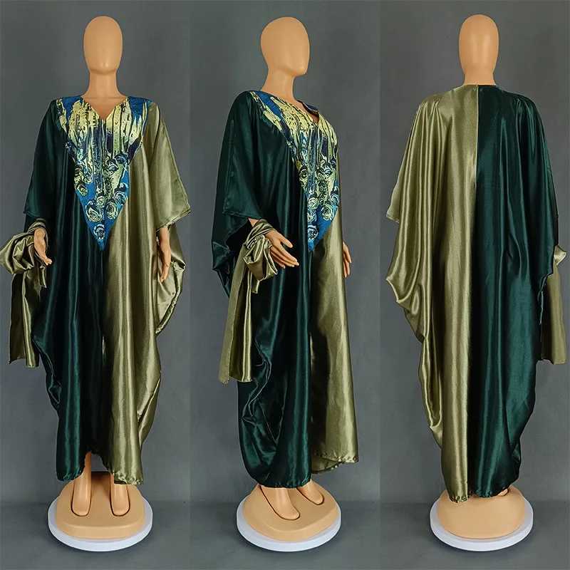 Abayas For Women Dubai African Muslim Fashion Dress Caftan Marocain Evening Party Dresses Satin Boubou Robe Djellaba Femme 2025 X250514