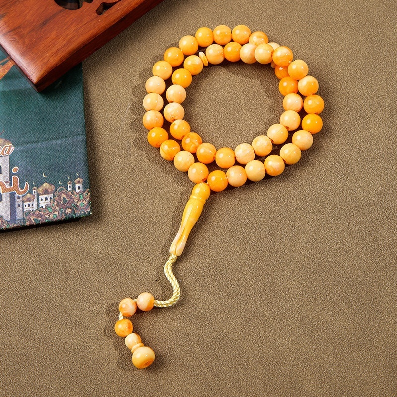Colorful acrylic Islamic jewelry, Arabic bracelets, Muslim prayer and worship beads, jewelry